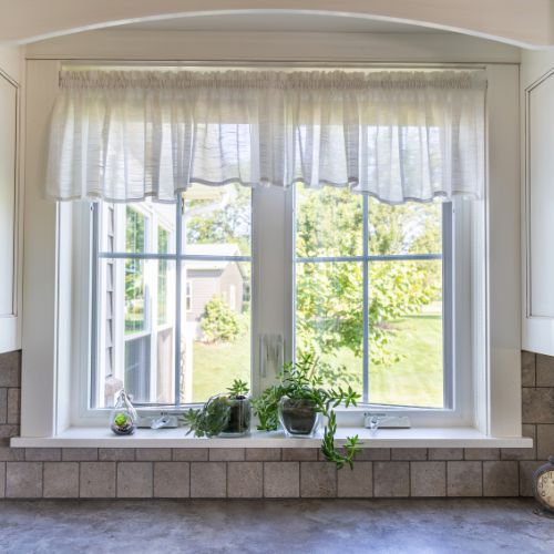 Kitchen window installation